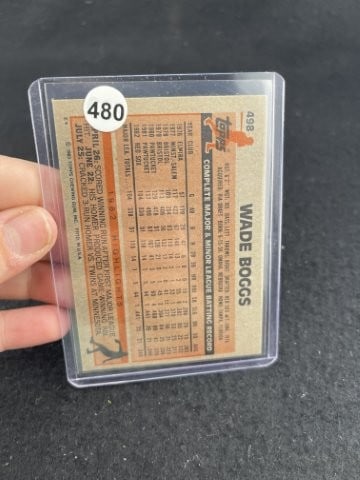 Wade Boggs Hand Signed Authentic Autograph - 2