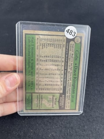 Dave Kingman Hand Signed Authentic Autograph - 2
