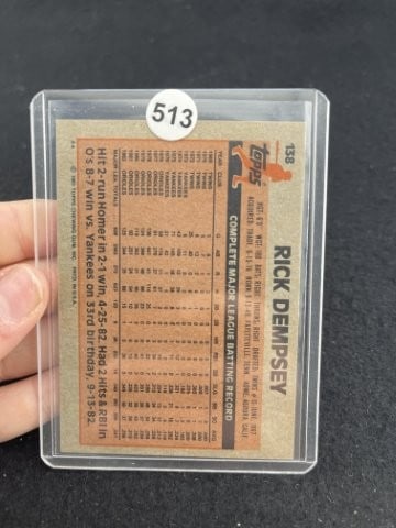 Rick Dempsey Hand Signed Authentic Autograph - 2