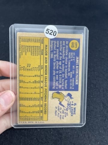 Jim Palmer Hand Signed Authentic Autograph - 2