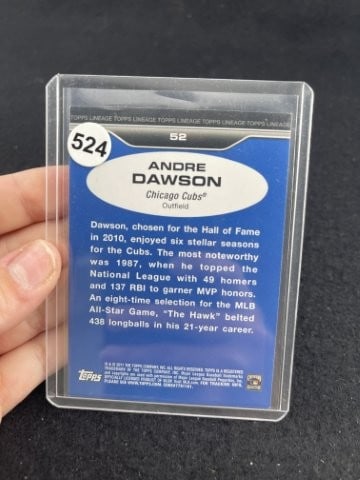 Andre Dawson Hand Signed Authentic Autograph - 2
