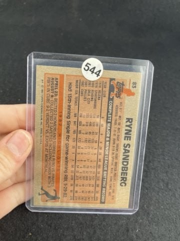 Ryne Sandberg Hand Signed Authentic Autograph - 2