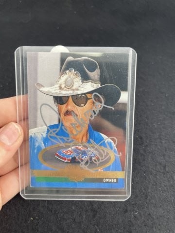 Richard Petty Hand Signed Authentic Autograph: KEY WORDS: INDIAN ARTIFACT ARTIFACTS ARROWHEAD ARROWHEADS NATIVE AMERICAN MISSISSIPPIAN QUAPAW CADDO POTTERY COINS MORGAN DOLLAR PEACE DOLLAR SILVER COINS. All coins have been Sigma tested for