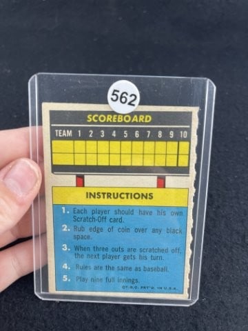Tom Seaver Scratch Off - 2