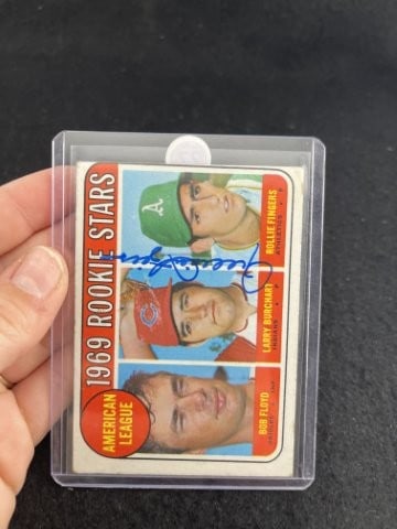 Rollie Fingers Hand Signed Authentic Autograph: KEY WORDS: INDIAN ARTIFACT ARTIFACTS ARROWHEAD ARROWHEADS NATIVE AMERICAN MISSISSIPPIAN QUAPAW CADDO POTTERY COINS MORGAN DOLLAR PEACE DOLLAR SILVER COINS. All coins have been Sigma tested for