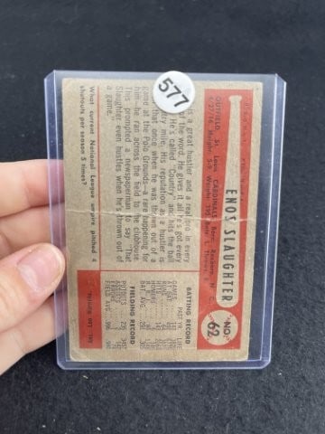 Enos Slaughter Baseball Card - 2