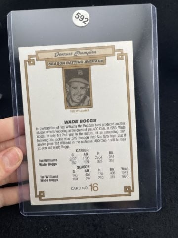 Wade Boggs Hand Signed Authentic Autograph - 2