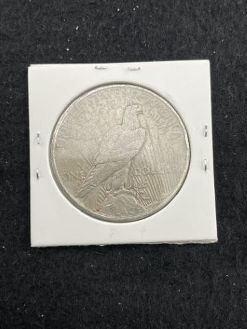 1925 Peace Silver Dollar Coin - 2