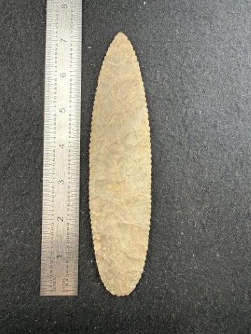 Caddo Blade Indian Artifact Arrowhead: KEY WORDS: INDIAN ARTIFACT ARTIFACTS ARROWHEAD ARROWHEADS NATIVE AMERICAN MISSISSIPPIAN QUAPAW CADDO POTTERY COINS MORGAN DOLLAR PEACE DOLLAR SILVER COINS. All coins have been Sigma tested for authent