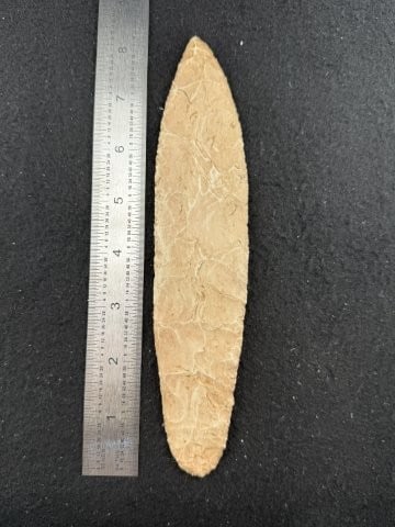 Caddo Blade Indian Artifact Arrowhead: KEY WORDS: INDIAN ARTIFACT ARTIFACTS ARROWHEAD ARROWHEADS NATIVE AMERICAN MISSISSIPPIAN QUAPAW CADDO POTTERY COINS MORGAN DOLLAR PEACE DOLLAR SILVER COINS. All coins have been Sigma tested for authent