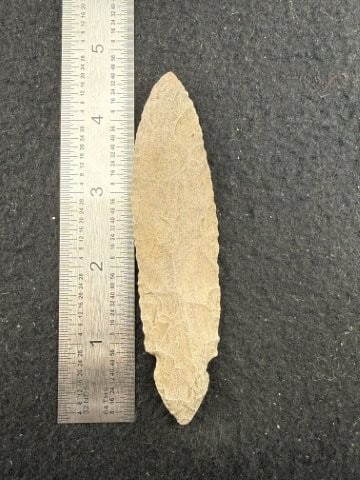 Turkeytail Indian Artifact Arrowhead: KEY WORDS: INDIAN ARTIFACT ARTIFACTS ARROWHEAD ARROWHEADS NATIVE AMERICAN MISSISSIPPIAN QUAPAW CADDO POTTERY COINS MORGAN DOLLAR PEACE DOLLAR SILVER COINS. All coins have been Sigma tested for