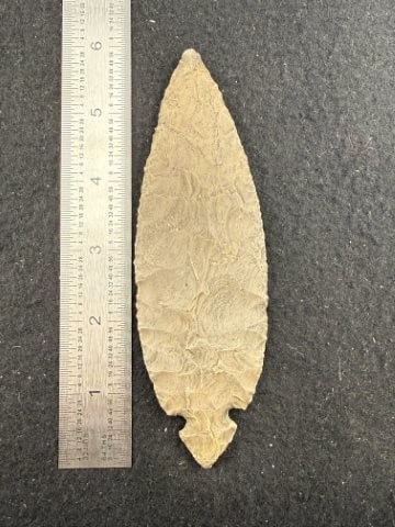 Turkeytail Indian Artifact Arrowhead: KEY WORDS: INDIAN ARTIFACT ARTIFACTS ARROWHEAD ARROWHEADS NATIVE AMERICAN MISSISSIPPIAN QUAPAW CADDO POTTERY COINS MORGAN DOLLAR PEACE DOLLAR SILVER COINS. All coins have been Sigma tested for