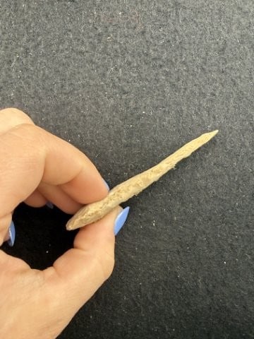 Paddle Drill Indian Artifact Arrowhead - 3