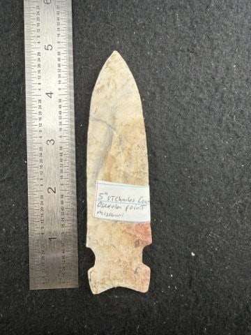 Hickory Ridge Indian Artifact Arrowhead: KEY WORDS: INDIAN ARTIFACT ARTIFACTS ARROWHEAD ARROWHEADS NATIVE AMERICAN MISSISSIPPIAN QUAPAW CADDO POTTERY COINS MORGAN DOLLAR PEACE DOLLAR SILVER COINS. All coins have been Sigma tested for