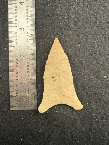 Dalton Indian Artifact Arrowhead: KEY WORDS: INDIAN ARTIFACT ARTIFACTS ARROWHEAD ARROWHEADS NATIVE AMERICAN MISSISSIPPIAN QUAPAW CADDO POTTERY COINS MORGAN DOLLAR PEACE DOLLAR SILVER COINS. All coins have been Sigma tested for authent