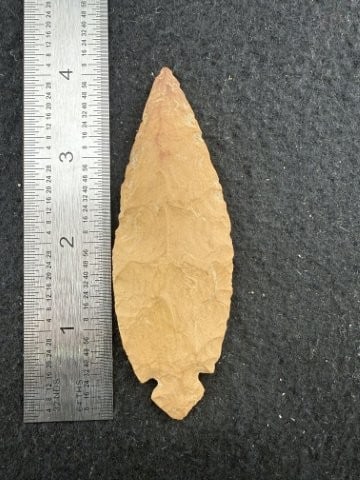 Turkeytail Indian Artifact Arrowhead: KEY WORDS: INDIAN ARTIFACT ARTIFACTS ARROWHEAD ARROWHEADS NATIVE AMERICAN MISSISSIPPIAN QUAPAW CADDO POTTERY COINS MORGAN DOLLAR PEACE DOLLAR SILVER COINS. All coins have been Sigma tested for