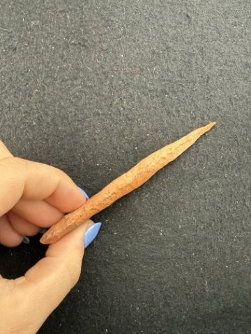 Paddle Drill Indian Artifact Arrowhead - 3