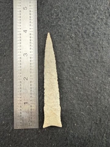 Dalton Indian Artifact Arrowhead: KEY WORDS: INDIAN ARTIFACT ARTIFACTS ARROWHEAD ARROWHEADS NATIVE AMERICAN MISSISSIPPIAN QUAPAW CADDO POTTERY COINS MORGAN DOLLAR PEACE DOLLAR SILVER COINS. All coins have been Sigma tested for authent
