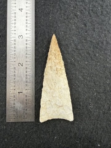 Dalton Indian Artifact Arrowhead: KEY WORDS: INDIAN ARTIFACT ARTIFACTS ARROWHEAD ARROWHEADS NATIVE AMERICAN MISSISSIPPIAN QUAPAW CADDO POTTERY COINS MORGAN DOLLAR PEACE DOLLAR SILVER COINS. All coins have been Sigma tested for authent