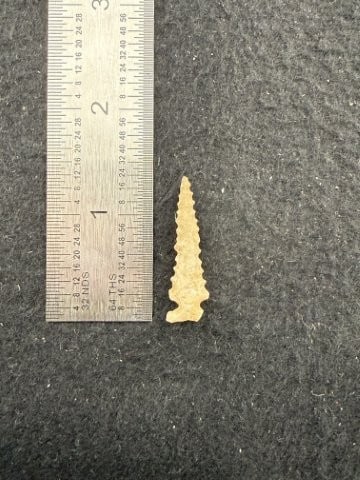 Arrow Point Indian Artifact Arrowhead: KEY WORDS: INDIAN ARTIFACT ARTIFACTS ARROWHEAD ARROWHEADS NATIVE AMERICAN MISSISSIPPIAN QUAPAW CADDO POTTERY COINS MORGAN DOLLAR PEACE DOLLAR SILVER COINS. All coins have been Sigma tested for