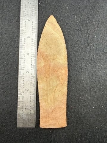 Caddo Knife Indian Artifact Arrowhead: KEY WORDS: INDIAN ARTIFACT ARTIFACTS ARROWHEAD ARROWHEADS NATIVE AMERICAN MISSISSIPPIAN QUAPAW CADDO POTTERY COINS MORGAN DOLLAR PEACE DOLLAR SILVER COINS. All coins have been Sigma tested for authent