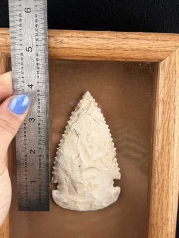 Framed Point Indian Artifact Arrowhead - 3
