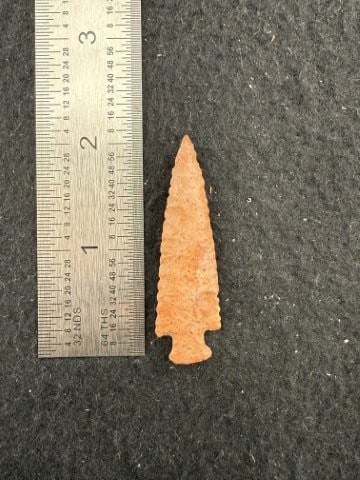 Arrow Point Indian Artifact Arrowhead: KEY WORDS: INDIAN ARTIFACT ARTIFACTS ARROWHEAD ARROWHEADS NATIVE AMERICAN MISSISSIPPIAN QUAPAW CADDO POTTERY COINS MORGAN DOLLAR PEACE DOLLAR SILVER COINS. All coins have been Sigma tested for authent