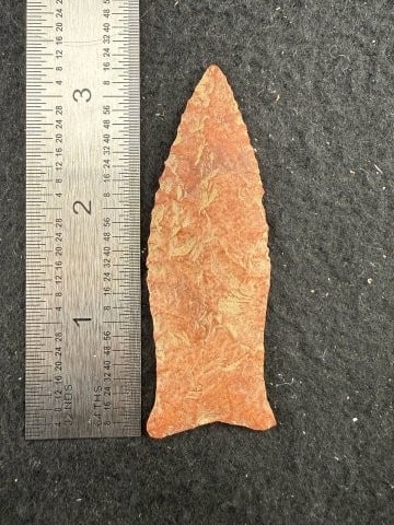Cumberland Indian Artifact Arrowhead: KEY WORDS: INDIAN ARTIFACT ARTIFACTS ARROWHEAD ARROWHEADS NATIVE AMERICAN MISSISSIPPIAN QUAPAW CADDO POTTERY COINS MORGAN DOLLAR PEACE DOLLAR SILVER COINS. All coins have been Sigma tested for