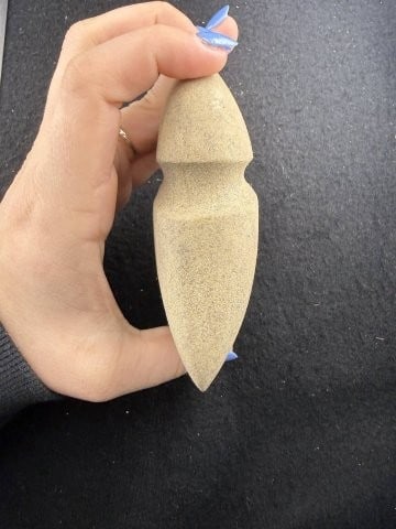 Grooved Axe Indian Artifact Arrowhead - 3