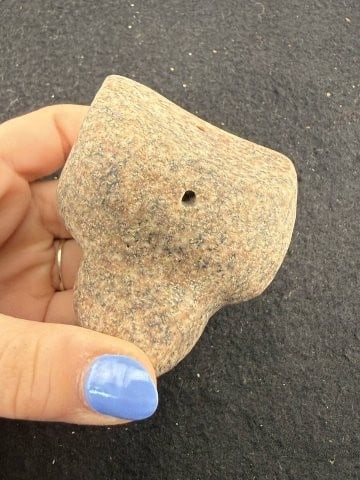 Bust Birdstone Indian Artifact Arrowhead - 6