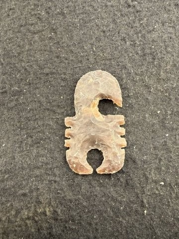 Flint Scorpion Eccentric Indian Artifact Arrowhead - 2