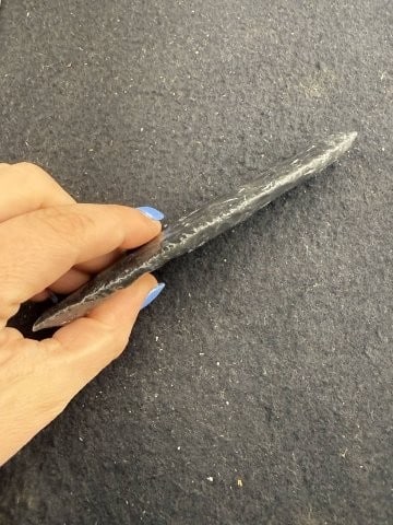Obsidian Clovis Indian Artifact Arrowhead - 3