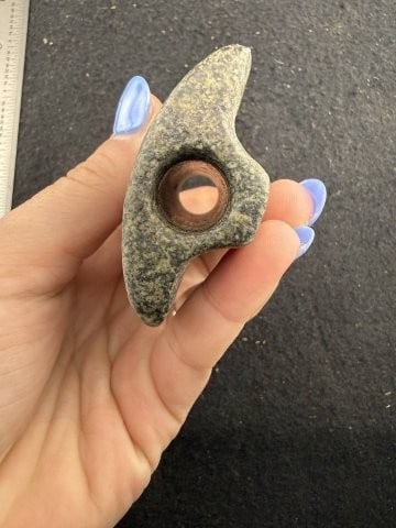 Bannerstone Indian Artifact Arrowhead - 6