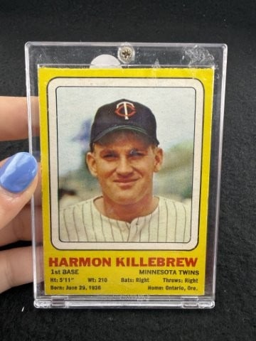 1970 Trans-O-Gram Harmon Killebrew Baseball Card (1 of 2)