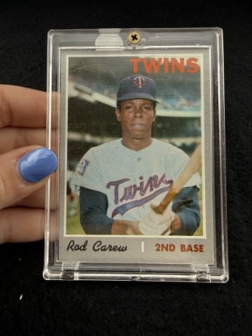 1970 Topps Rod Carew Baseball Card: KEY WORDS: INDIAN ARTIFACT ARTIFACTS ARROWHEAD ARROWHEADS NATIVE AMERICAN MISSISSIPPIAN QUAPAW CADDO POTTERY COINS MORGAN DOLLAR PEACE DOLLAR SILVER COINS. All coins have been Sigma tested for authent