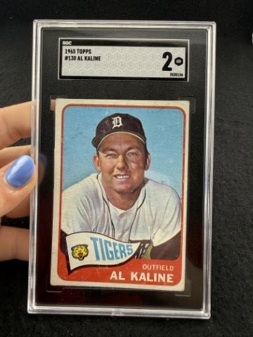 1965 Topps Al Kaline Baseball Card: KEY WORDS: INDIAN ARTIFACT ARTIFACTS ARROWHEAD ARROWHEADS NATIVE AMERICAN MISSISSIPPIAN QUAPAW CADDO POTTERY COINS MORGAN DOLLAR PEACE DOLLAR SILVER COINS. All coins have been Sigma tested for authent