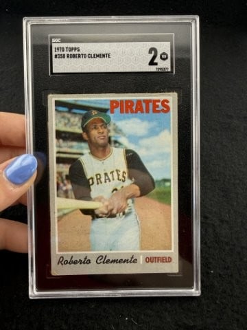 1970 Topps Roberto Clemente Baseball Card: KEY WORDS: INDIAN ARTIFACT ARTIFACTS ARROWHEAD ARROWHEADS NATIVE AMERICAN MISSISSIPPIAN QUAPAW CADDO POTTERY COINS MORGAN DOLLAR PEACE DOLLAR SILVER COINS. All coins have been Sigma tested for authent