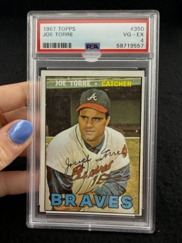 1967 Topps Joe Torre Baseball Card: KEY WORDS: INDIAN ARTIFACT ARTIFACTS ARROWHEAD ARROWHEADS NATIVE AMERICAN MISSISSIPPIAN QUAPAW CADDO POTTERY COINS MORGAN DOLLAR PEACE DOLLAR SILVER COINS. All coins have been Sigma tested for authent