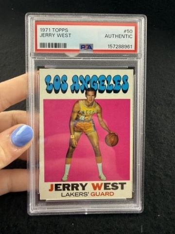 1971 Topps Jerry West Basketball Card: KEY WORDS: INDIAN ARTIFACT ARTIFACTS ARROWHEAD ARROWHEADS NATIVE AMERICAN MISSISSIPPIAN QUAPAW CADDO POTTERY COINS MORGAN DOLLAR PEACE DOLLAR SILVER COINS. All coins have been Sigma tested for authent