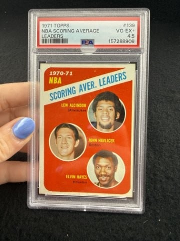 1971 Topps NBA Scoring Average: KEY WORDS: INDIAN ARTIFACT ARTIFACTS ARROWHEAD ARROWHEADS NATIVE AMERICAN MISSISSIPPIAN QUAPAW CADDO POTTERY COINS MORGAN DOLLAR PEACE DOLLAR SILVER COINS. All coins have been Sigma tested for