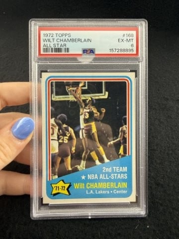1972 Topps Wilt Chamberlain: KEY WORDS: INDIAN ARTIFACT ARTIFACTS ARROWHEAD ARROWHEADS NATIVE AMERICAN MISSISSIPPIAN QUAPAW CADDO POTTERY COINS MORGAN DOLLAR PEACE DOLLAR SILVER COINS. All coins have been Sigma tested for authent