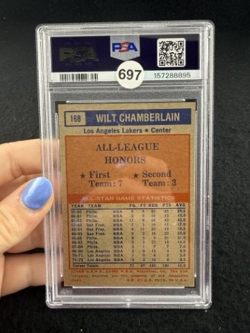 1972 Topps Wilt Chamberlain - 2