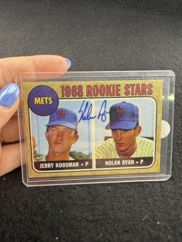 Nolan Ryan Hand Signed Authentic Autograph: KEY WORDS: INDIAN ARTIFACT ARTIFACTS ARROWHEAD ARROWHEADS NATIVE AMERICAN MISSISSIPPIAN QUAPAW CADDO POTTERY COINS MORGAN DOLLAR PEACE DOLLAR SILVER COINS. All coins have been Sigma tested for authent