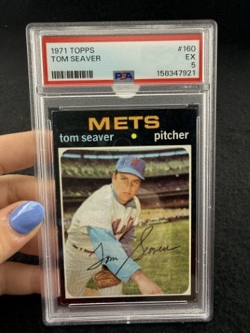 1971 Topps Tom Seaver Baseball Card: KEY WORDS: INDIAN ARTIFACT ARTIFACTS ARROWHEAD ARROWHEADS NATIVE AMERICAN MISSISSIPPIAN QUAPAW CADDO POTTERY COINS MORGAN DOLLAR PEACE DOLLAR SILVER COINS. All coins have been Sigma tested for authent