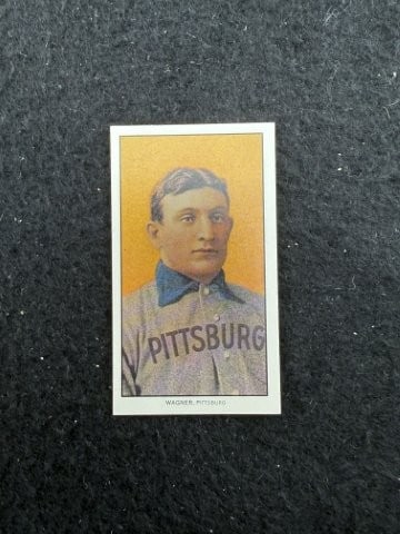 Honus Wagner Tobacco Reprint Card: KEY WORDS: INDIAN ARTIFACT ARTIFACTS ARROWHEAD ARROWHEADS NATIVE AMERICAN MISSISSIPPIAN QUAPAW CADDO POTTERY COINS MORGAN DOLLAR PEACE DOLLAR SILVER COINS. All coins have been Sigma tested for
