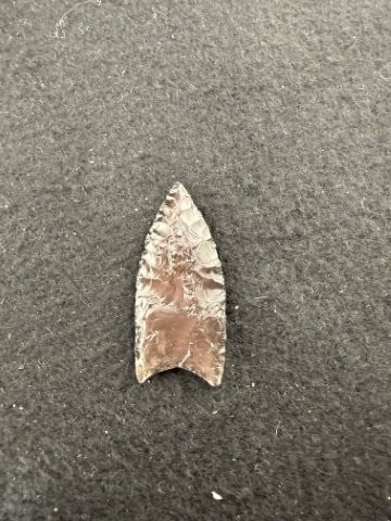 Obsidian Clovis Indian Artifact Arrowhead - 2