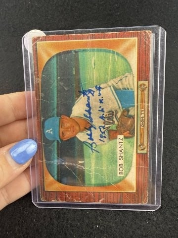 Bob Shantz Hand Signed Authentic Autograph: KEY WORDS: INDIAN ARTIFACT ARTIFACTS ARROWHEAD ARROWHEADS NATIVE AMERICAN MISSISSIPPIAN QUAPAW CADDO POTTERY COINS MORGAN DOLLAR PEACE DOLLAR SILVER COINS. All coins have been Sigma tested for