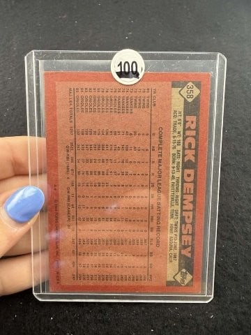 Rick Dempsey Hand Signed Authentic Autograph - 2