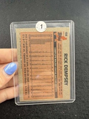 Rick Dempsey Hand Signed Authentic Autograph - 2