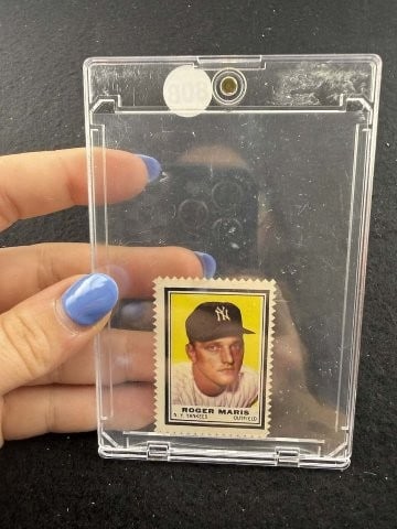 1962 Roger Maris Baseball Card: KEY WORDS: INDIAN ARTIFACT ARTIFACTS ARROWHEAD ARROWHEADS NATIVE AMERICAN MISSISSIPPIAN QUAPAW CADDO POTTERY COINS MORGAN DOLLAR PEACE DOLLAR SILVER COINS. All coins have been Sigma tested for authent